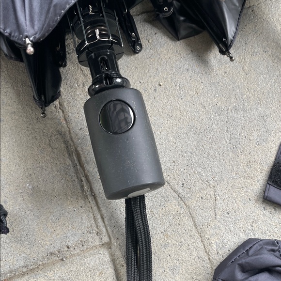 Karl Lagerfeld Black Umbrella with Icon Faces - Picture 4 of 4